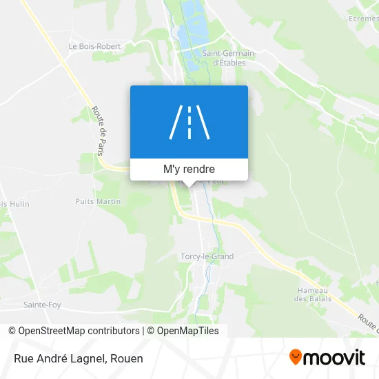 Rue André Lagnel plan