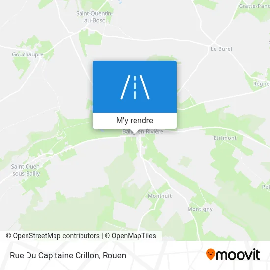 Rue Du Capitaine Crillon plan