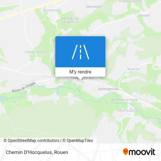 Chemin D'Hocquelus plan