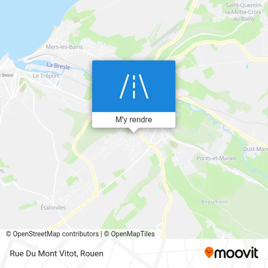 Rue Du Mont Vitot plan