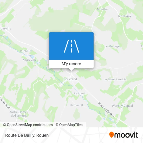 Route De Bailly plan