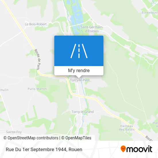 Rue Du 1er Septembre 1944 plan