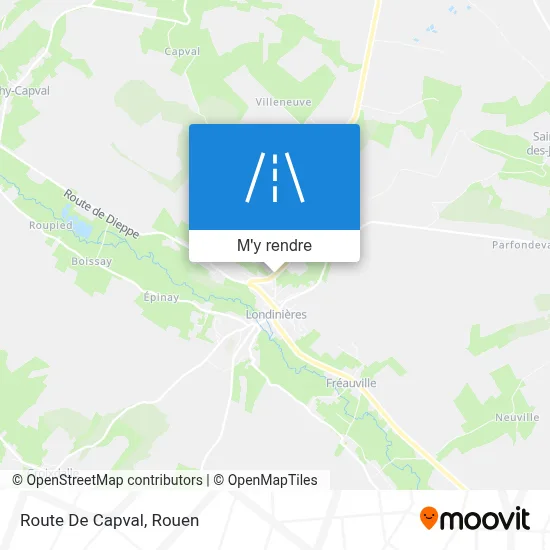 Route De Capval plan