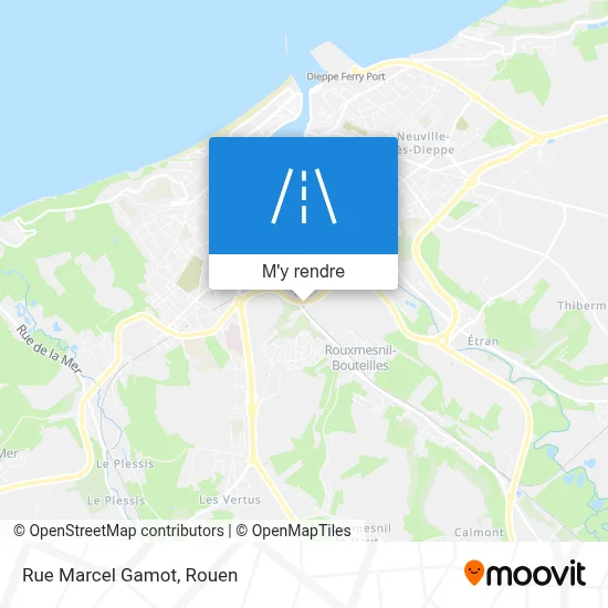 Rue Marcel Gamot plan