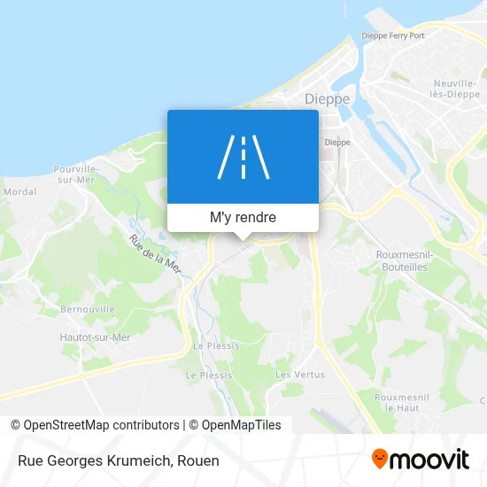 Rue Georges Krumeich plan