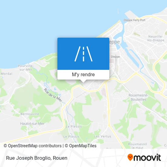 Rue Joseph Broglio plan