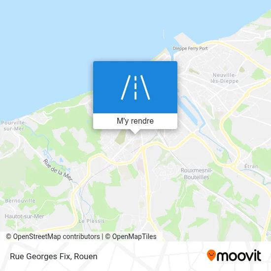 Rue Georges Fix plan