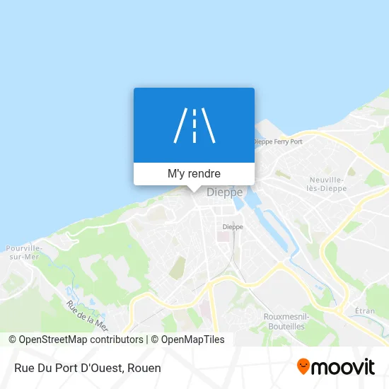 Rue Du Port D'Ouest plan