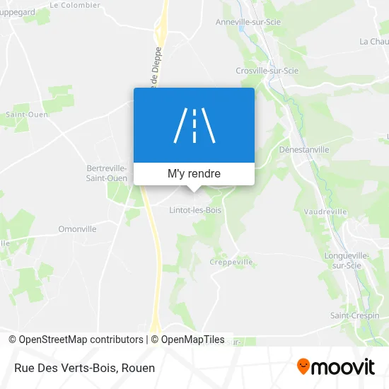 Rue Des Verts-Bois plan