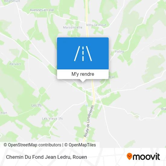 Chemin Du Fond Jean Ledru plan