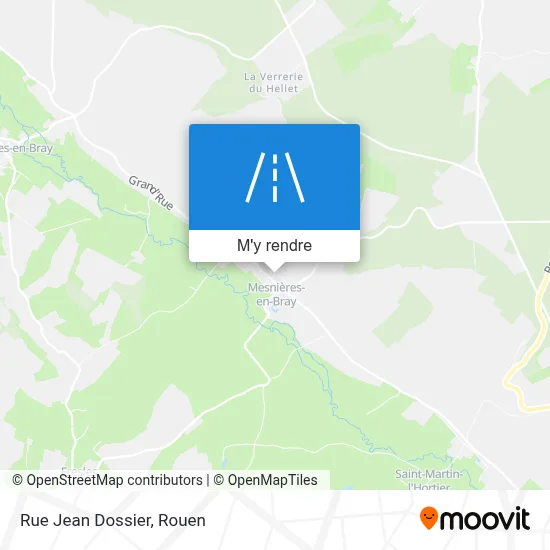 Rue Jean Dossier plan
