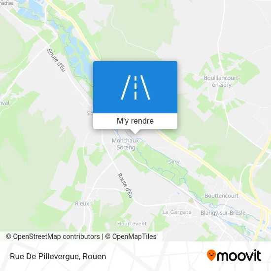 Rue De Pillevergue plan