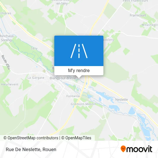 Rue De Neslette plan