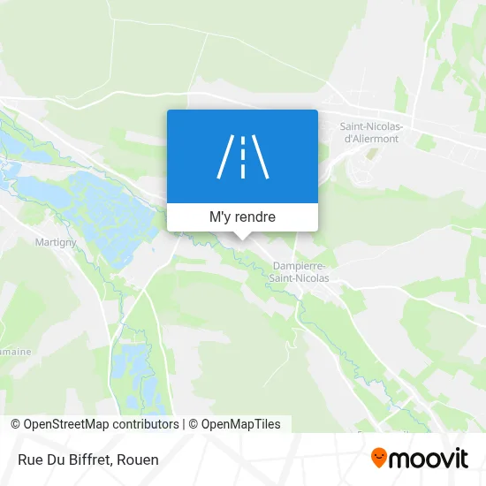 Rue Du Biffret plan