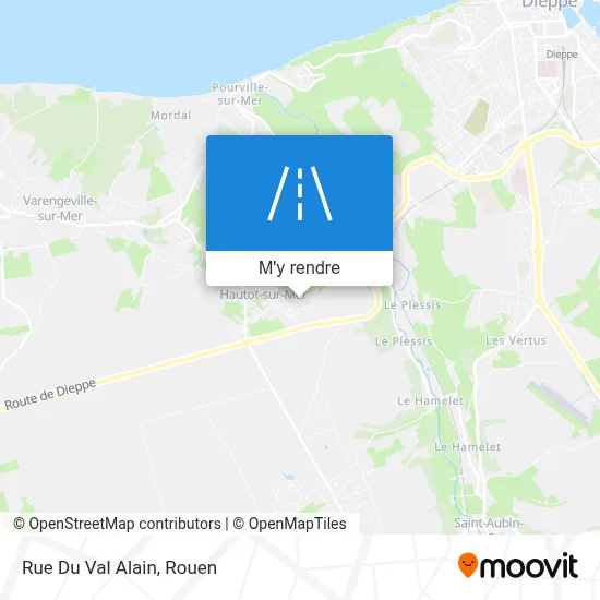 Rue Du Val Alain plan