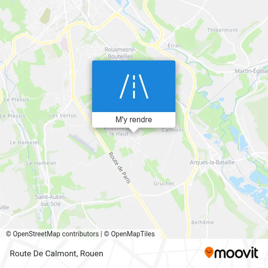 Route De Calmont plan