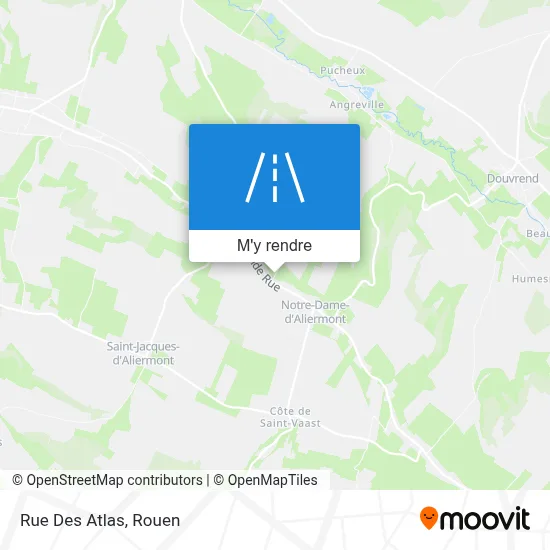 Rue Des Atlas plan