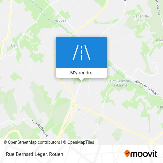 Rue Bernard Léger plan