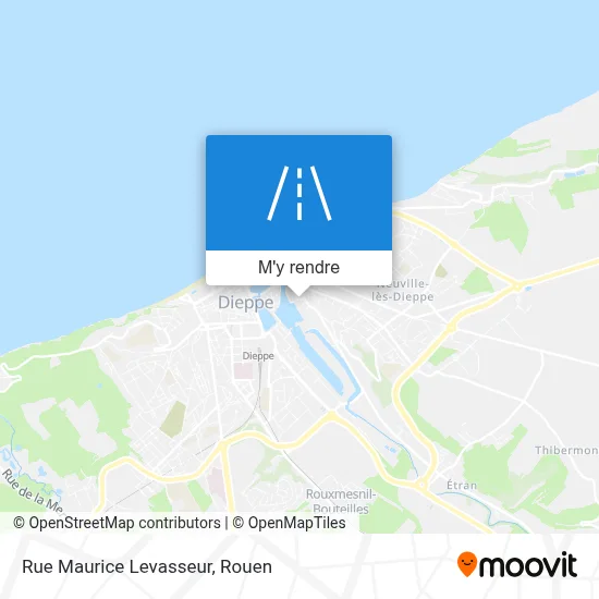 Rue Maurice Levasseur plan