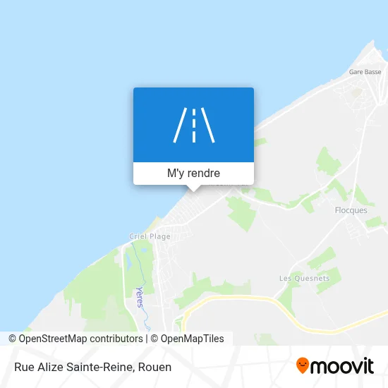 Rue Alize Sainte-Reine plan
