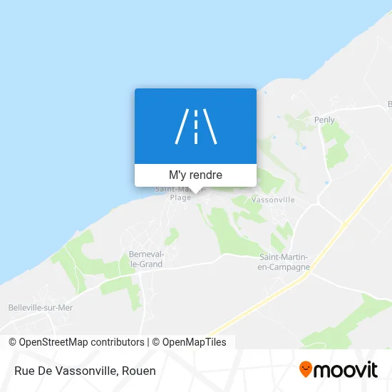Rue De Vassonville plan