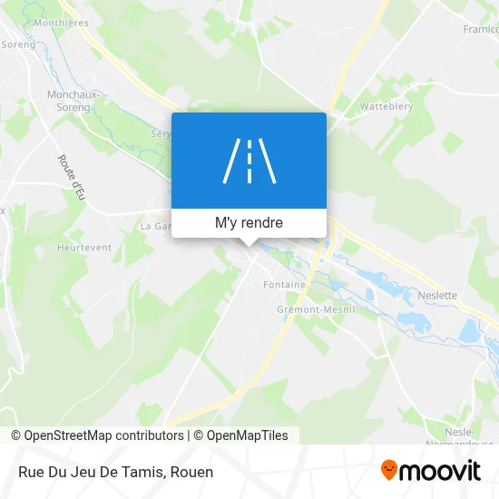Rue Du Jeu De Tamis plan