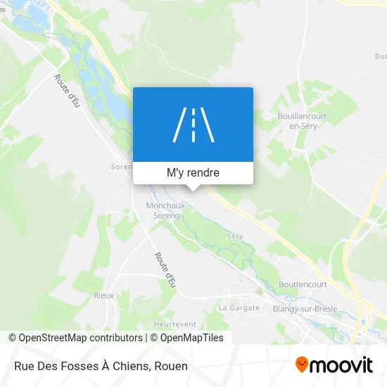 Rue Des Fosses À Chiens plan
