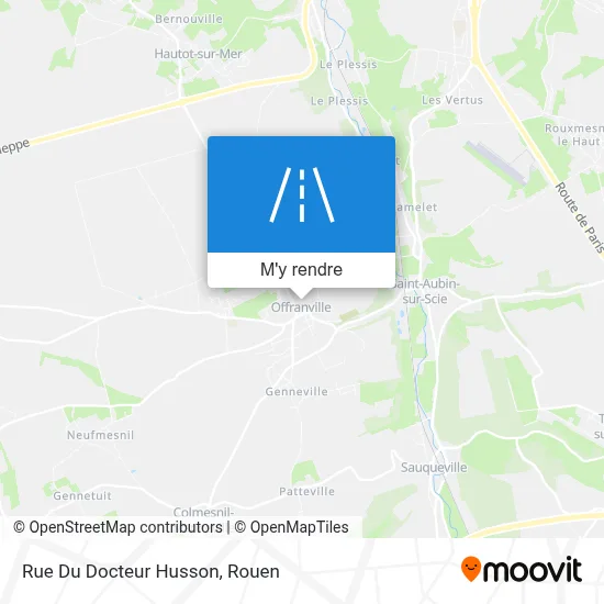 Rue Du Docteur Husson plan