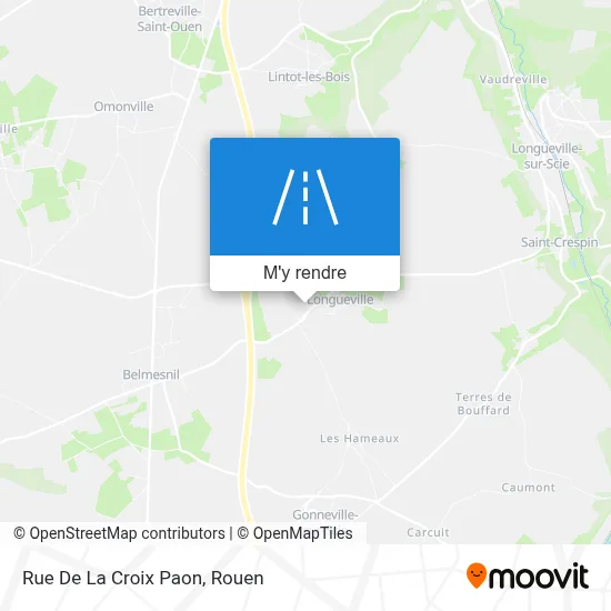 Rue De La Croix Paon plan