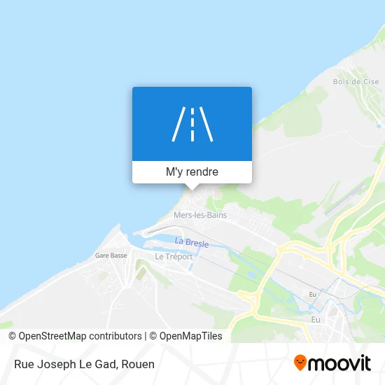 Rue Joseph Le Gad plan
