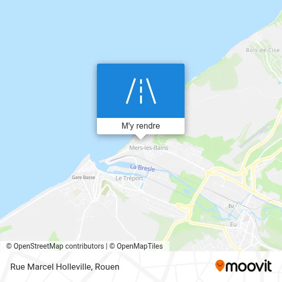 Rue Marcel Holleville plan
