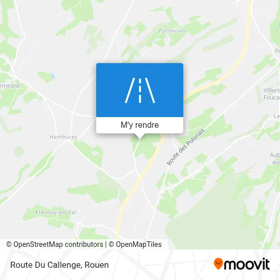 Route Du Callenge plan