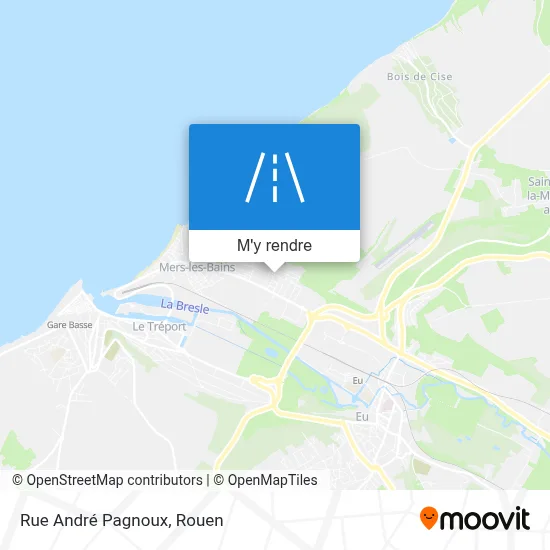 Rue André Pagnoux plan