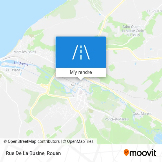 Rue De La Busine plan