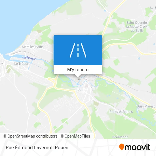 Rue Édmond Lavernot plan