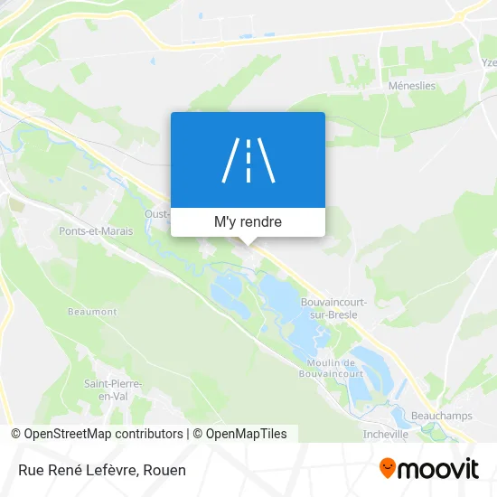 Rue René Lefèvre plan