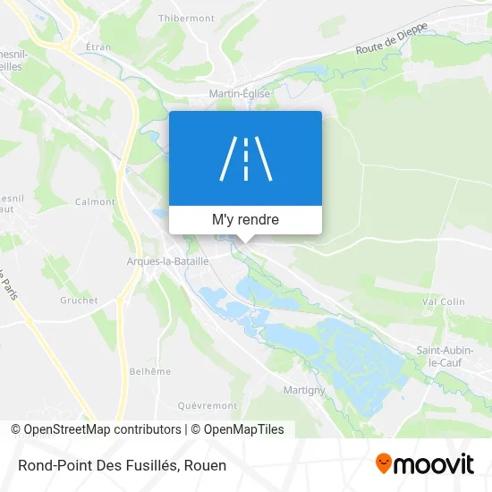 Rond-Point Des Fusillés plan