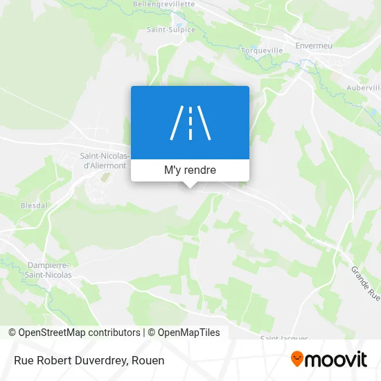 Rue Robert Duverdrey plan