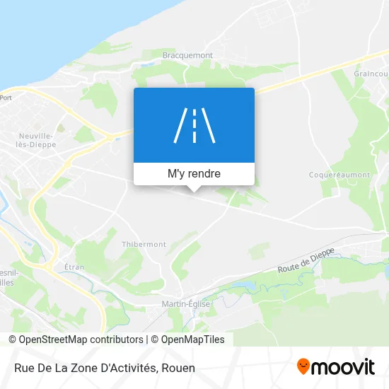 Rue De La Zone D'Activités plan