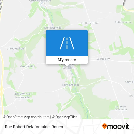 Rue Robert Delafontaine plan