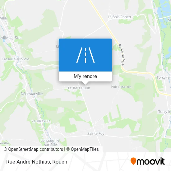 Rue André Nothias plan
