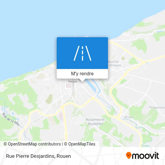 Rue Pierre Desjardins plan