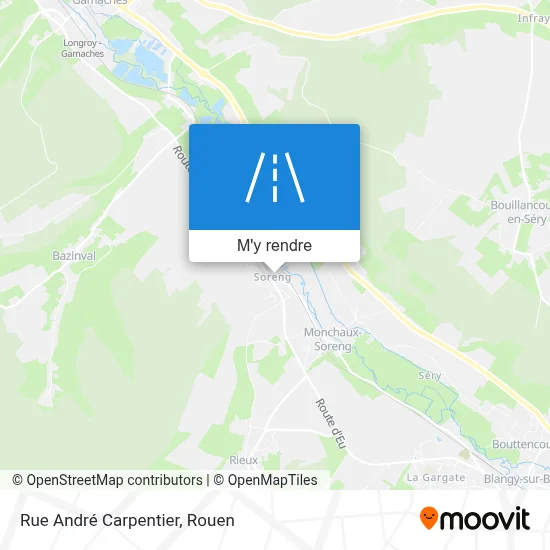 Rue André Carpentier plan
