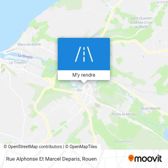 Rue Alphonse Et Marcel Deparis plan