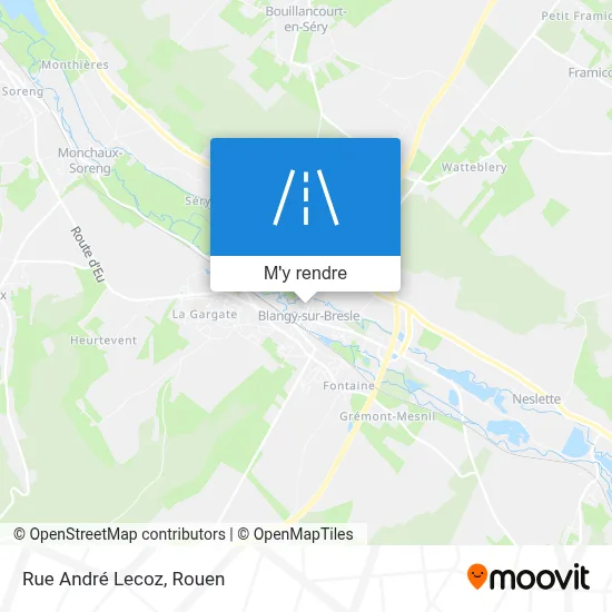 Rue André Lecoz plan