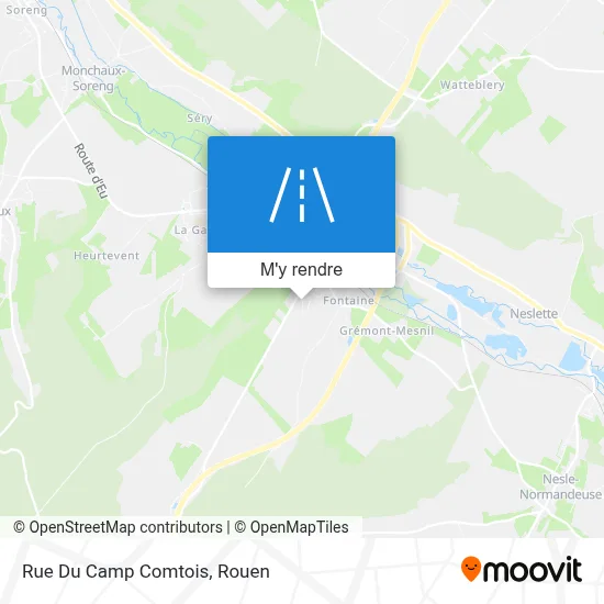 Rue Du Camp Comtois plan