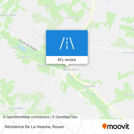 Résidence De La Heanne plan