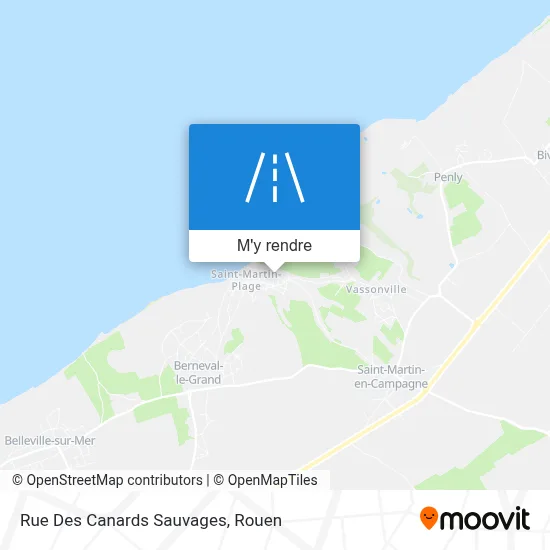 Rue Des Canards Sauvages plan