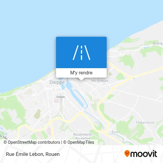 Rue Émile Lebon plan