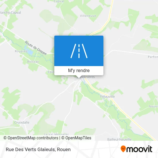 Rue Des Verts Glaïeuls plan